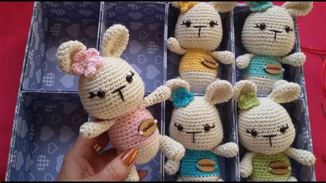 Colecci N De Conejitos Teje Con Ganchibol Un Amigurumi Youtube