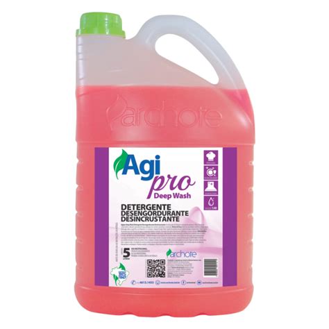 Agipro Deep Wash Detergente Desengordurante Desincrustante