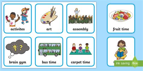 FREE Infant Visual Timetable Teacher Made