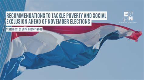 EAPN Netherlands Publishes Recommendations To Tackle Poverty EAPN