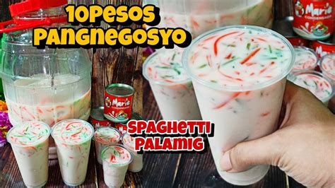 Spaghetti Palamig Negosyong Patok Ngayong Summer Patok Na Patok Sa Mga