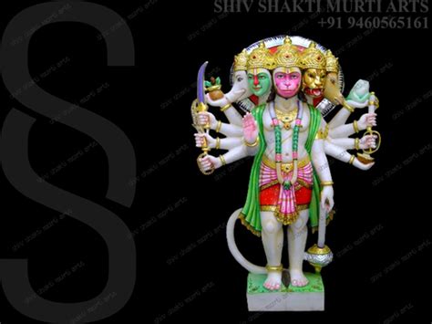 Marble Panchmukhi Hanuman Statue At Best Price In Jaipur Shiv Shakti