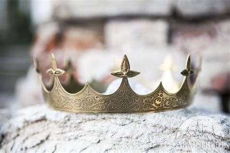 Noble Exclusive Handmade Crown | Brass crown, Medieval crown, Circlet