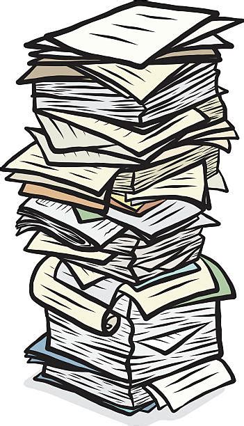 Stack Of Documents Clipart