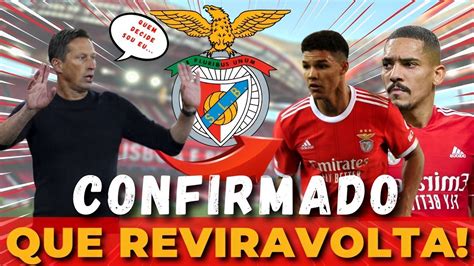 Urgente Schmidt Confirmou Benfica Campe O Not Cias Do Benfica