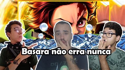 React Como O Sol Tanjiro Demon Slayer Basara YouTube