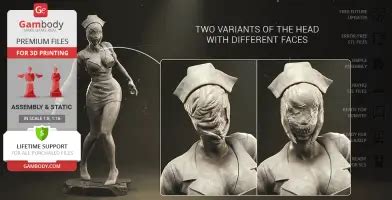 bubble head nurse  printing files gambody