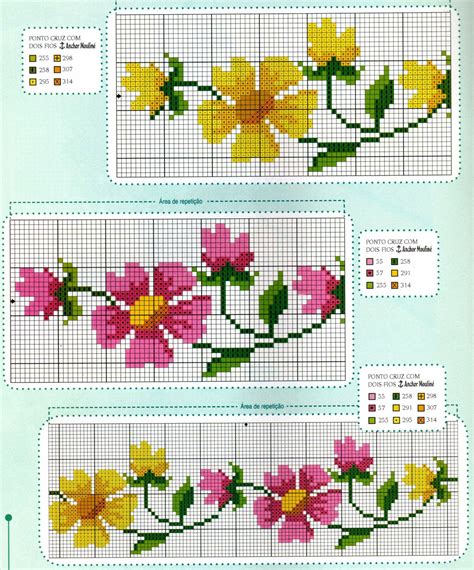 Álbumes 92 Foto Guias De Flores Pequeñas En Punto De Cruz Cena Hermosa