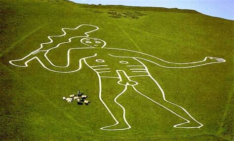 Cerne Abbas Giant Cheeky Ancient Fertility Symbol Carved Into The