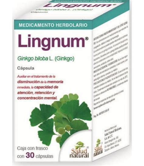 GINKGO BILOBA LINGNUM 30 CAP SALUD NATURAL