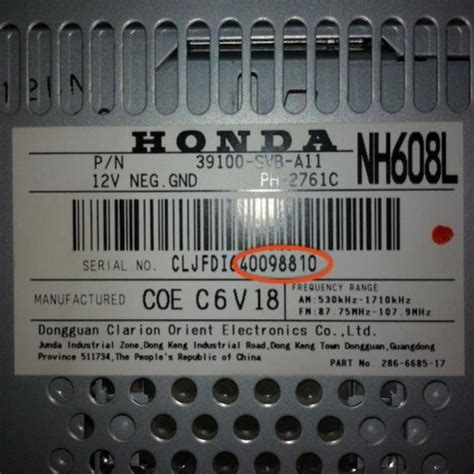 HONDA RADIO CODES UNLOCK ACCORD CITY CIVIC CR V BOOK STEREO PINCODE