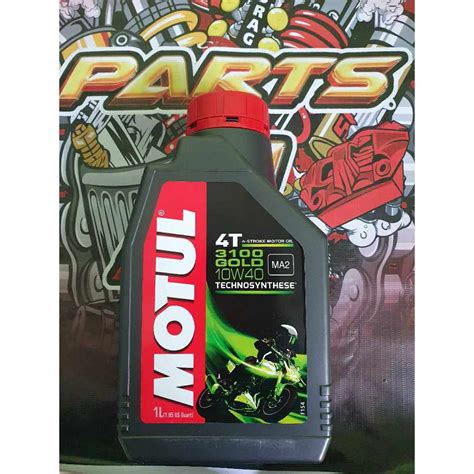 Motul 3100 GOLD 10W40 Technosynthese 1Liter Authentic Motul Oil