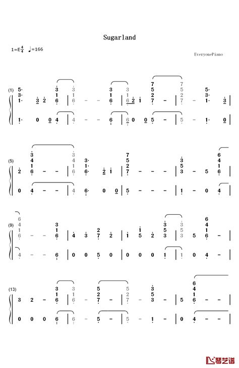 Babe钢琴简谱 数字双手 Sugarland Taylor Swift 简谱网