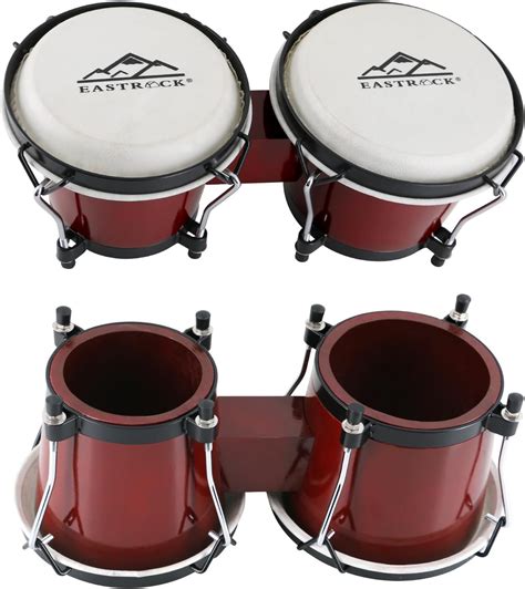 Eastrock Bongo Juego De Bongos De Y Pulgadas Para Adultos Ni Os