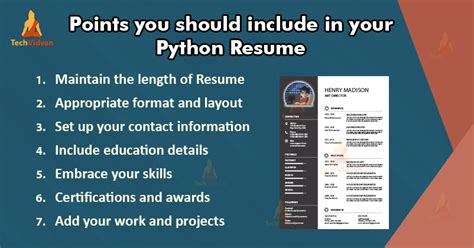 Python Resume 7 Points You Should Include In Your Python Portfolio