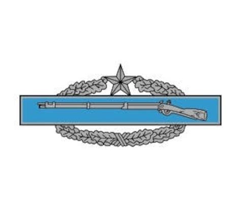 Us Army Combat Infantryman Badge 2nd Award Vector Files Dxf Eps Svg Ai