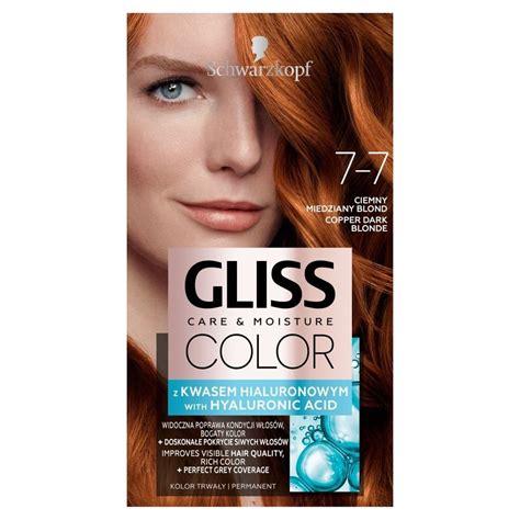 Schwarzkopf Gliss Color Farba Do W Os W Ciemny Miedziany Blond