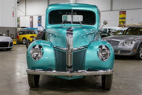 1940 Ford Pickup 52 Miles Teal Blue Mercury Flat Head 255 Ci 42l 3