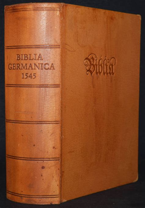 Biblia Germanica 1545 Von Luther Zvab