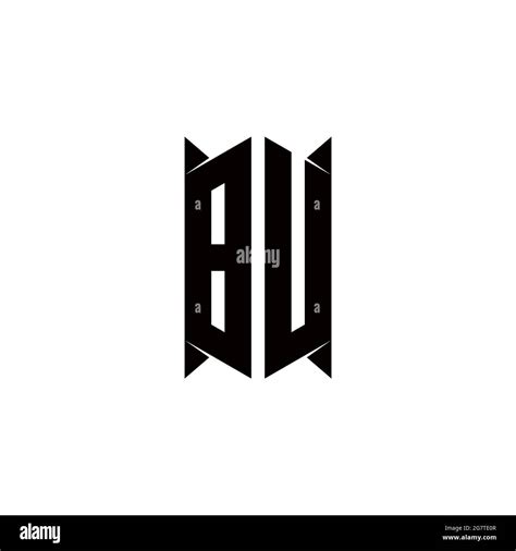 Letter bu vector vectors hi-res stock photography and images - Alamy