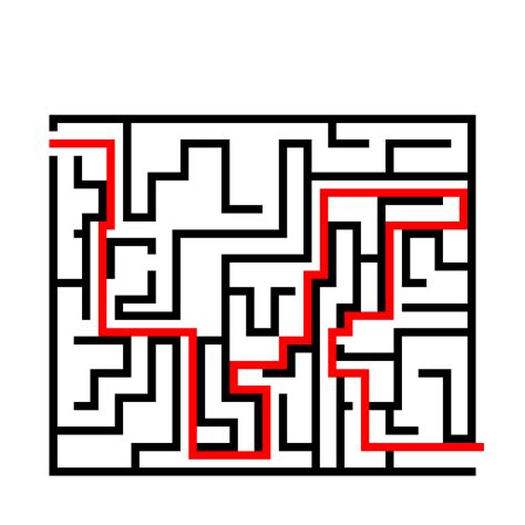 Maze pixel art