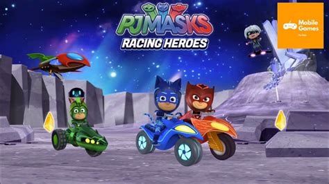 Pj Masks Racing Heroes Hq Rocket Through Asteroid Fields Youtube