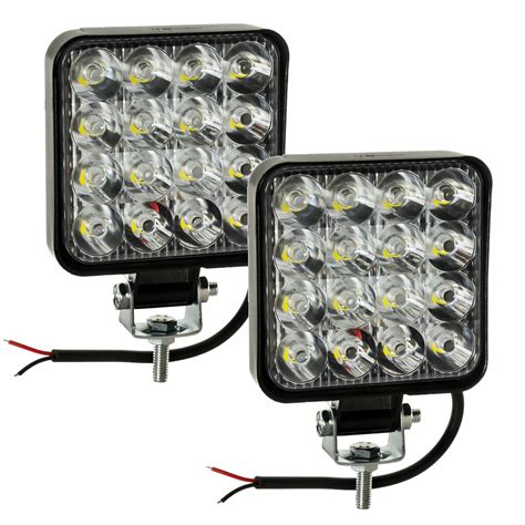 LAMPA ROBOCZA HALOGEN SZPERACZ 16 LED 12 24V 2 SZT LLP16MINI za 45 zł z