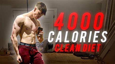 4000 Calorie Clean Bulking Diet For Gaining Muscle Youtube