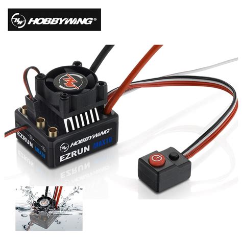 Hobbywing EzRun MAX10 60A Impermeable Sin Escobillas ESC 30102602 Para