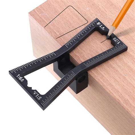 Wheel Woodworking Dovetail Marker Scriber Adjustable Marking Tool