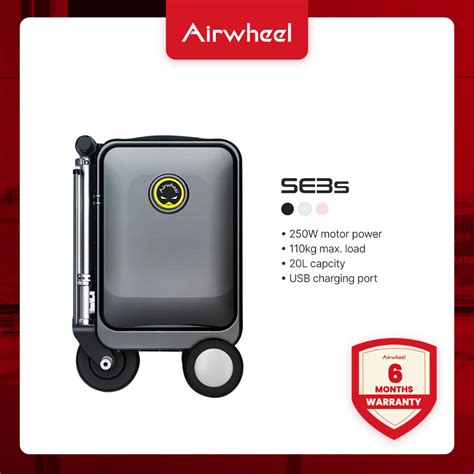 Airwheel Se3s Smart Electric Luggage Shopee Philippines