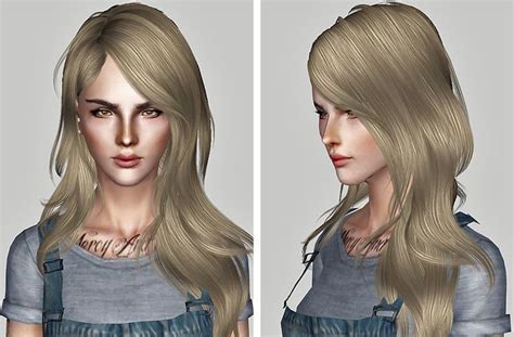 Newsea`s Serenity Hairstyle Retextured By Sweet Sugar For Sims 3 Sims