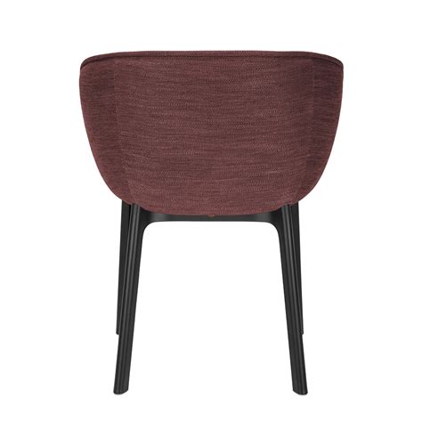 Kartell Fauteuil Charla Tissu Antibes Burgundy Technopolym Re