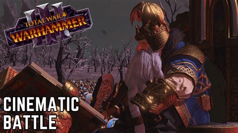 Dwarfs VS Warriors Of Chaos Cinematic Battle Total War WARHAMMER