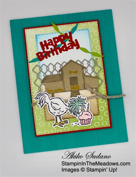 Stampin Up Hey Birthday Chick Video Tutorial Stampin In The Meadows