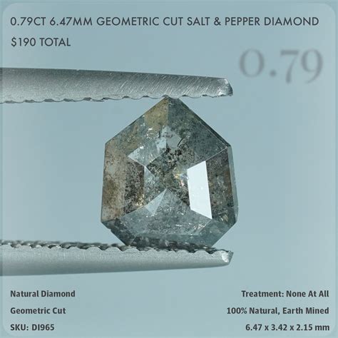 Salt & Pepper Diamond Geometrics – Wholesale in Bangkok