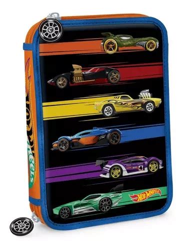 Cartuchera 2 Pisos Pvc Special Hot Wheels Orig MercadoLibre