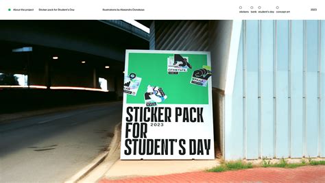 Sticker pack for students//2023 on Behance