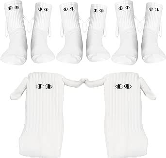 Pares Calcetines Para Parejas Sosteniendo Mano Socks De Ojos Grandes