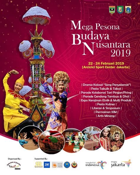 Poster Budaya Nusantara Ilustrasi