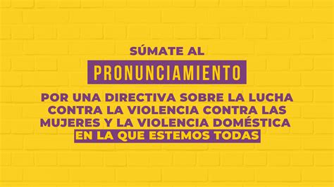 Pronunciamiento Acerca De La Propuesta De Directiva Sobre La Lucha