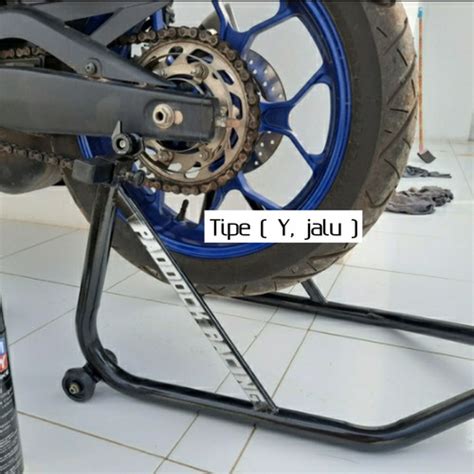 Jual Standar Paddock Pedok Motor Universal Dudukan L Dan Y