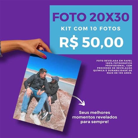 Quanto É Para Revelar Foto - Revelação de foto 20x30 - Kit com 10 fotos | Shopee Brasil