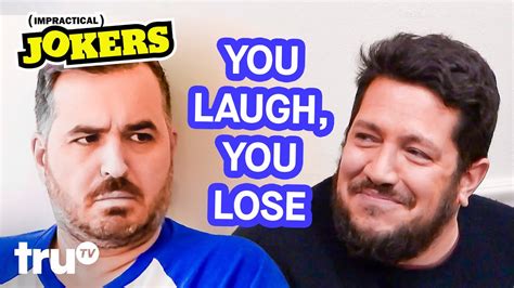 Funniest If You Laugh You Lose Moments Mashup Impractical Jokers Trutv Youtube