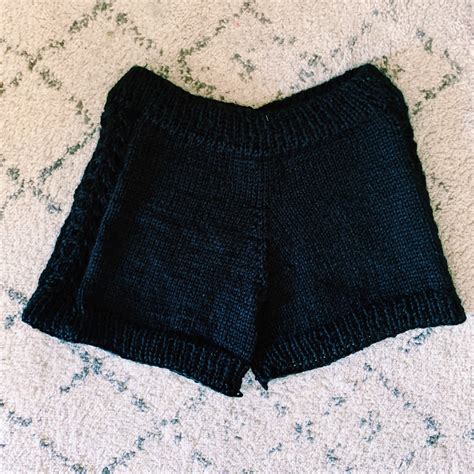 Easy Shorts Knitting Pattern Summer Shorts Cable Detail PDF - Etsy