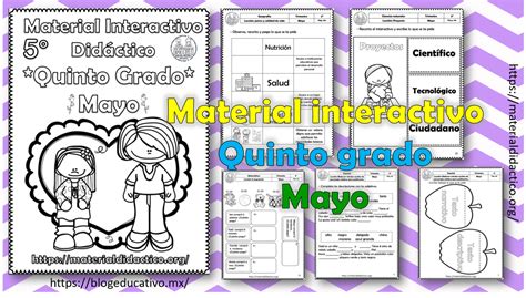 Material Didáctico De Apoyo Del Quinto Grado Para El