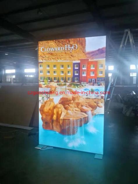 Double Sided Seg Tension Fabric Aluminum Frameless Led Fabric Light Box