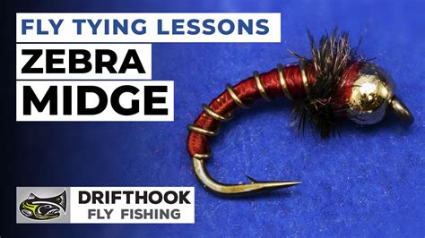 Fly Tying Lessons Zebra Midge Youtube