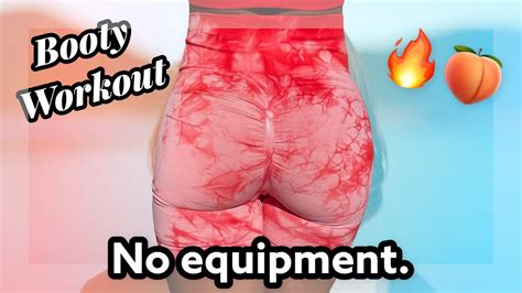 10 Min Booty Burn At Home No Equipment Youtube