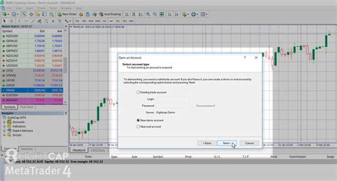 How To Open A Demo Account In Metatrader4 Eightcap Labs